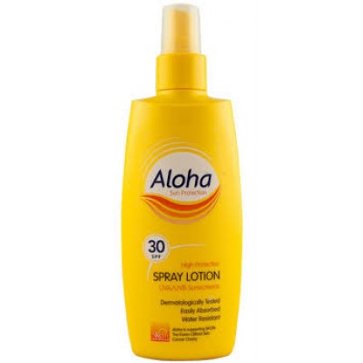 Aloha SPF 30 Lotion Spray 200ml x 6