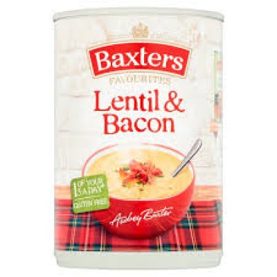 Baxters Favourites Lentil & Bacon Soup 400g