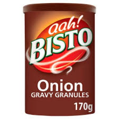 Bisto onion gravy granules 170g x12