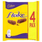 Cadbury Flake Chocolate Bar 4 Pack 80g x20