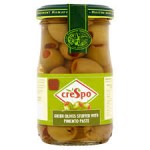 Crespo Green Olives Stuffed with Pimento Paste 198g