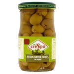 Crespo Pitted Green Olives in Brine 198g