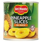 Del Monte Sliced Pineapple In Juice 435G 