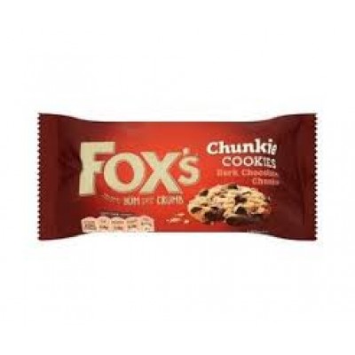 Fox’s chunky cookies dark chocolate 180g x9