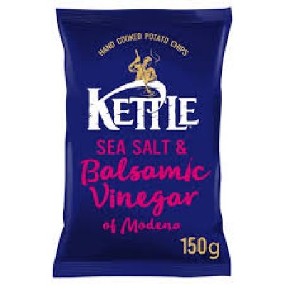 Kettle chips Sea Salt & Balsamic Vinegar of Modena 150g x12