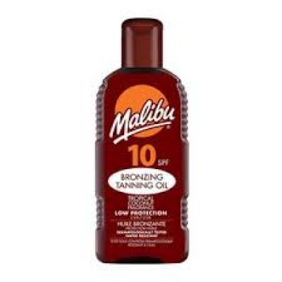 Malibu SPF10 Bronzing Tanning Oil 200ml x6