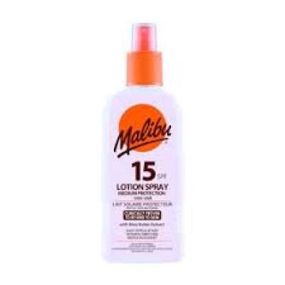Malibu SPF15 Lotion Spray 200ml x6