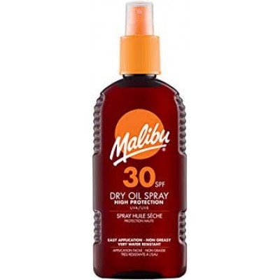 Malibu SPF30 Dry Oil Spray 200ml x6