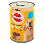 Pedigree Dog Food Tin Chicken in Gravy 400g 