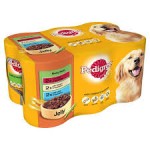 Pedigree Puppy Wet Dog Food Tins Mixed Selection in Jelly 6 x 400g