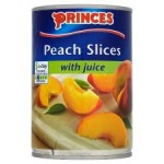 Princes Peach Slices In Juice 410G 