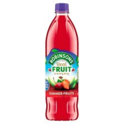 Robinsons Summerfruits Squash No Added Sugar 900ml x12