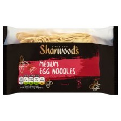 Sharwoods Medium Noodles 375G x8
