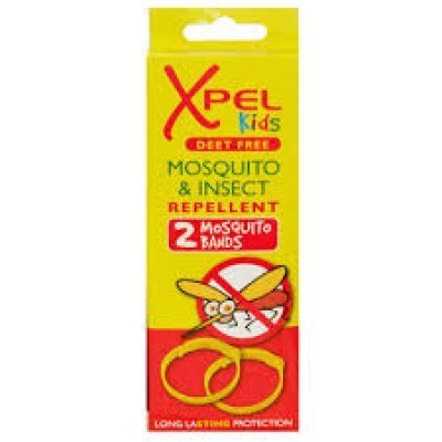 Xpel Kids Mosquito Bands Twin Pk x48