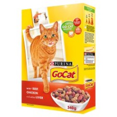 Go Cat Chicken Beef And Liver 340G x6